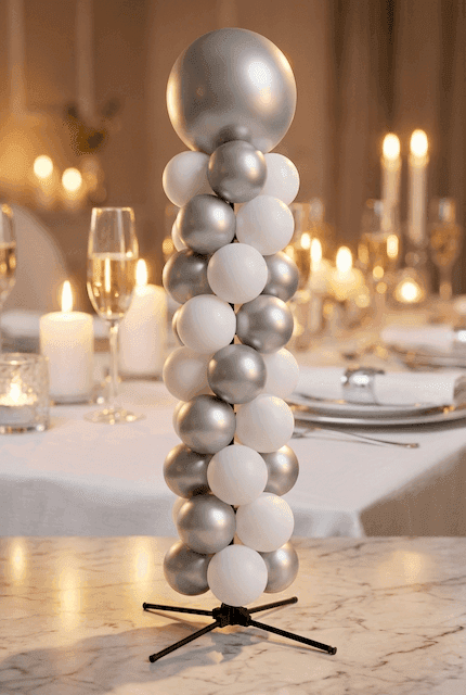 PilaMania ballondecoratie die zowel op de trouwdag als 25 jaar later perfect staat