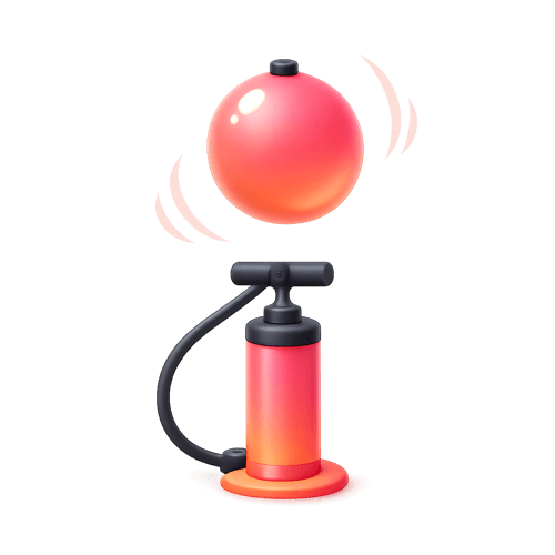Ballon opblazen met fietspomp - eenvoudig zonder helium