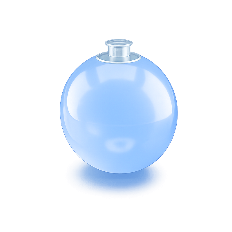 Babyblauw herbruikbare PilaMania ballon