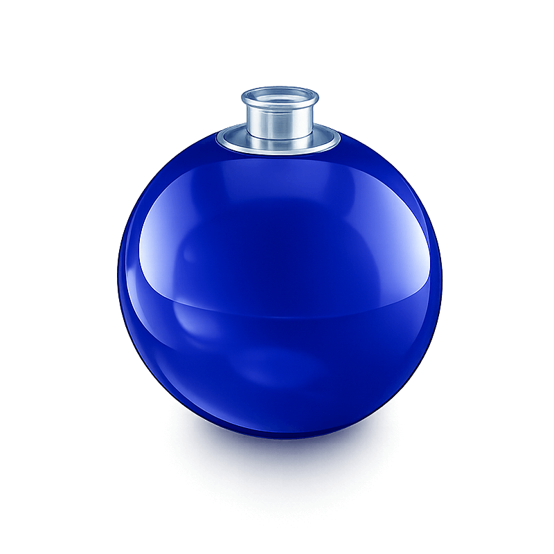 Donkerblauwe herbruikbare PilaMania ballon