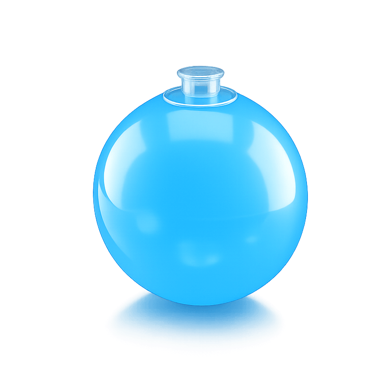 Lichtblauwe herbruikbare PilaMania ballon