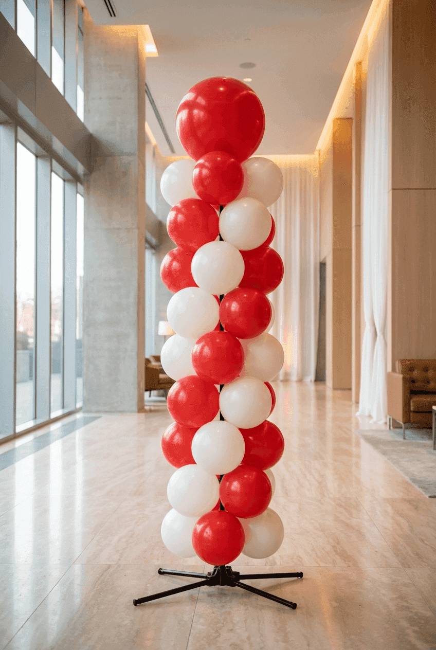 Slim modulair ontwerp van PilaMania herbruikbare ballondecoratie