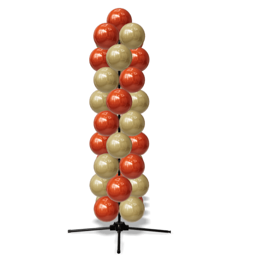 Ballonpilaar vóór de transformatie naar Koningsdag