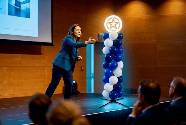 Ballonpilaar voor speciale gelegenheden, jubileum viering en opening ceremony decoratie