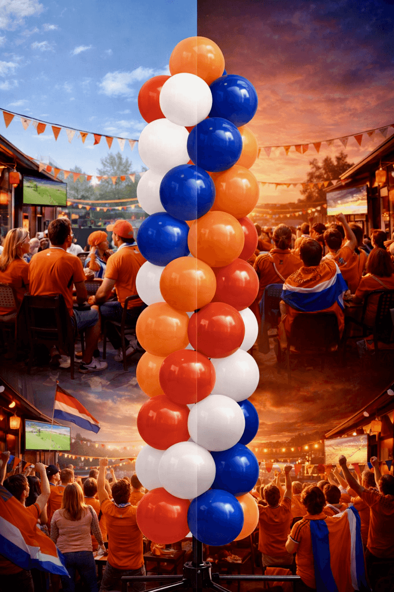 Perfecte ballondecoratie die wekenlang mooi blijft staan