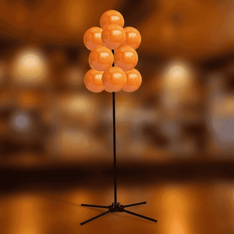 PilaMania Ballontros in oranje als flexibele decoratie
