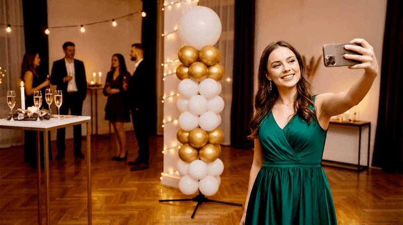 Stap 3: Straal met je PilaMania ballondecoratie op elk evenement