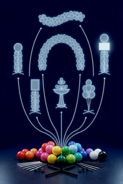 Herbruikbare PilaMania componenten voor eindeloze inzet