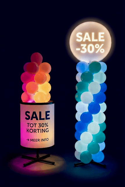 PilaMania decoraties met geïntegreerde LED-verlichting