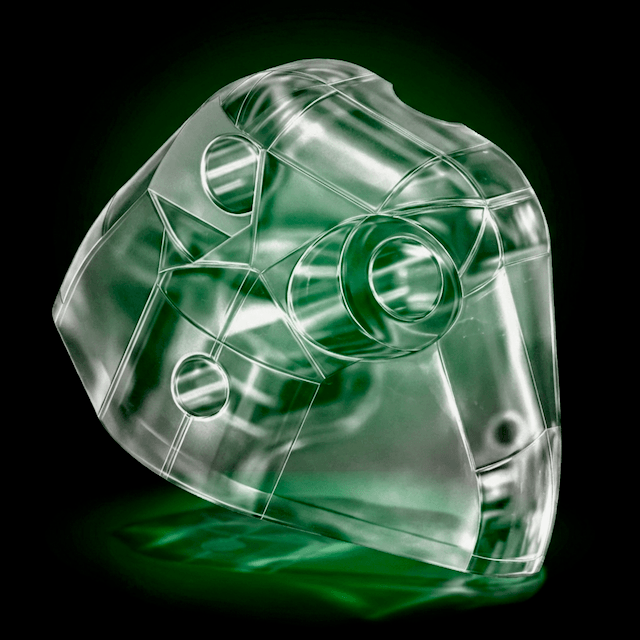 PilaMania Perifere Koppelmodule in transparant polycarbonaat — voor zwevende ballonplaatsing en slingerconstructies zonder helium
