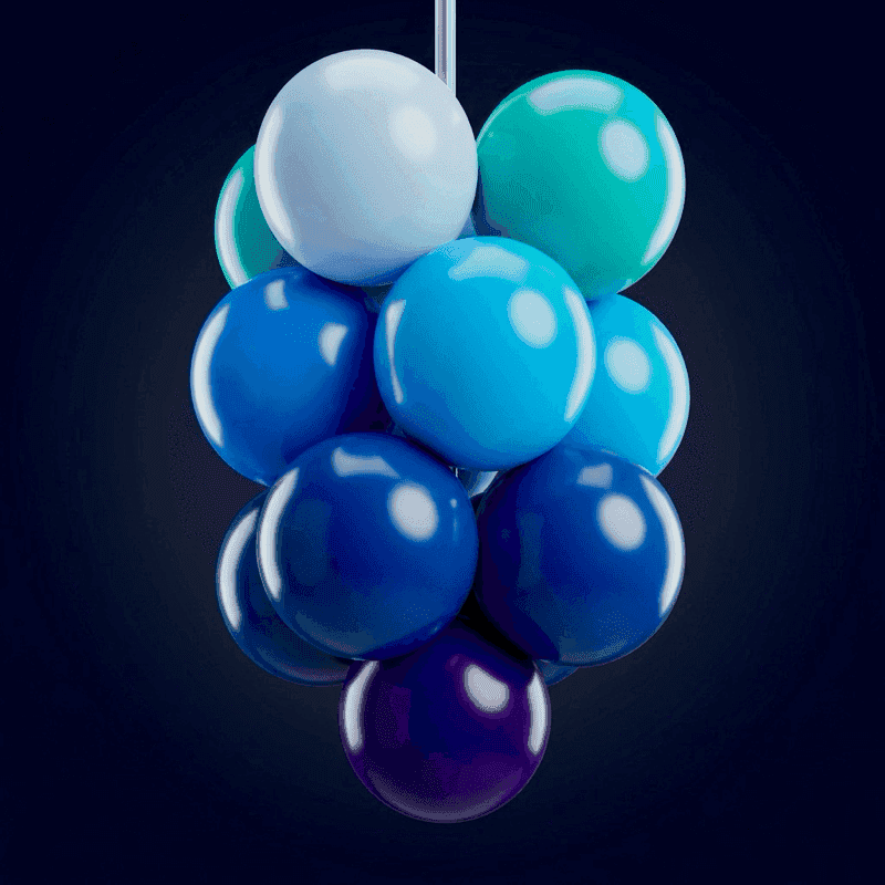 PilaMania hangende ballontros aan plafond