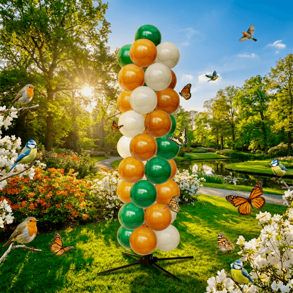 PilaMania decoratie in een prachtige natuurlijke omgeving — het bewijs dat feestelijk en duurzaam samengaan.